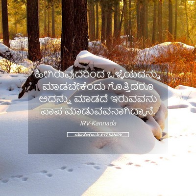 Picture 05 - ಯಾಕೋಬನು 4:17 KANIRV - ಹೀಗಿರುವುದರಿಂದ - Bible Verse Picture