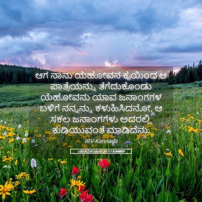 Picture 05 - ಯೆರೆಮೀಯನು 25:17 KANIRV - ಆಗ ನಾನು ಯೆಹೋವನ - Bible Verse Picture