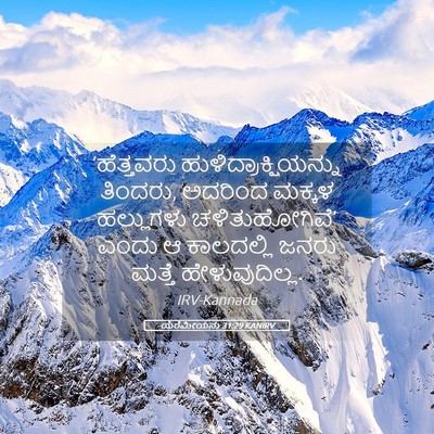 Picture 05 - ಯೆರೆಮೀಯನು 31:29 KANIRV - ‘ಹೆತ್ತವರು - Bible Verse Picture