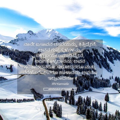 Picture 05 - ಯೆರೆಮೀಯನು 49:10 KANIRV - ನಾನೇ ಏಸಾವನ - Bible Verse Picture