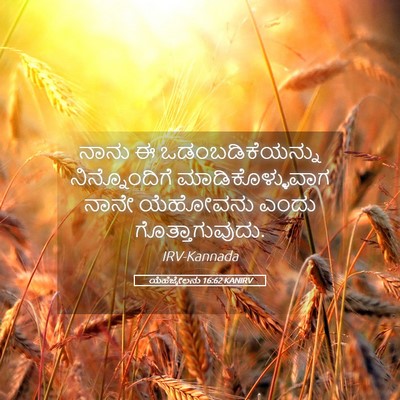 Picture 05 - ಯೆಹೆಜ್ಕೇಲನು 16:62 KANIRV - ನಾನು ಈ - Bible Verse Picture