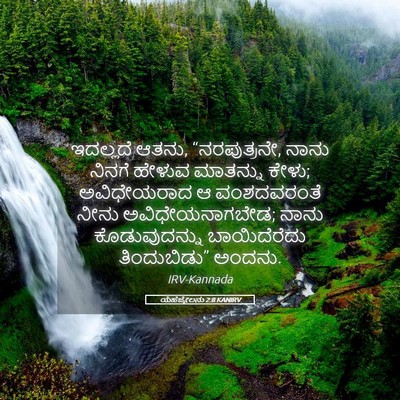 Picture 05 - ಯೆಹೆಜ್ಕೇಲನು 2:8 KANIRV - ಇದಲ್ಲದೆ ಆತನು, - Bible Verse Picture