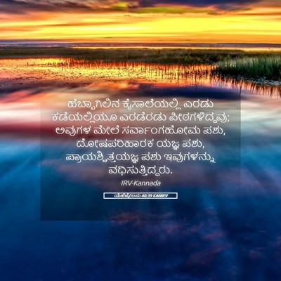 Picture 05 - ಯೆಹೆಜ್ಕೇಲನು 40:39 KANIRV - ಹೆಬ್ಬಾಗಿಲಿನ - Bible Verse Picture