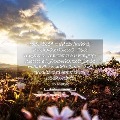 Picture 05 - ಯೆಹೆಜ್ಕೇಲನು 45:20 KANIRV - ಅದೇ ಮೇರೆಗೆ ಏಳನೆಯ - Bible Verse Picture