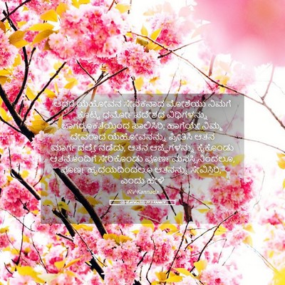 Picture 05 - ಯೆಹೋಶುವನು 22:5 KANIRV - ಆದರೆ ಯೆಹೋವನ - Bible Verse Picture