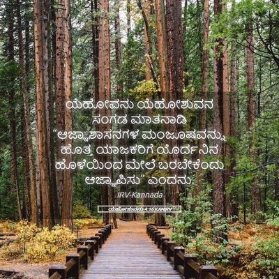 Picture 05 - ಯೆಹೋಶುವನು 4:16 KANIRV - ಯೆಹೋವನು ಯೆಹೋಶುವನ - Bible Verse Picture