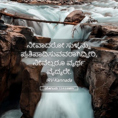 Picture 05 - ಯೋಬನು 13:4 KANIRV - ನೀವಾದರೋ ಸುಳ್ಳನ್ನು - Bible Verse Picture