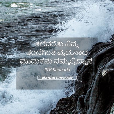 Picture 05 - ಯೋಬನು 15:10 KANIRV - ತಲೆನರೆತು ನಿನ್ನ - Bible Verse Picture
