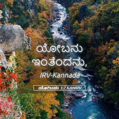 Picture 05 - ಯೋಬನು 3:2 KANIRV - ಯೋಬನು - Bible Verse Picture