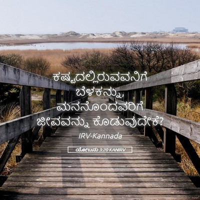 Picture 05 - ಯೋಬನು 3:20 KANIRV -  - Bible Verse Picture