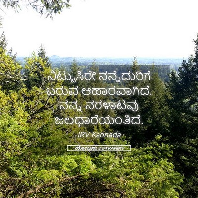 Picture 05 - ಯೋಬನು 3:24 KANIRV - ನಿಟ್ಟುಸಿರೇ - Bible Verse Picture