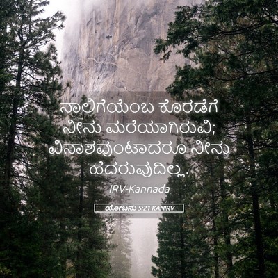 Picture 05 - ಯೋಬನು 5:21 KANIRV - ನಾಲಿಗೆಯೆಂಬ - Bible Verse Picture