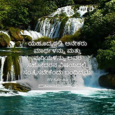 Picture 05 - ಯೋಹಾನನು 11:19 KANIRV - ಯೆಹೂದ್ಯರಲ್ಲಿ - Bible Verse Picture