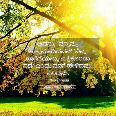 Picture 05 - ಯೋಹಾನನು 5:11 KANIRV - ಅವನು, “ನನ್ನನ್ನು - Bible Verse Picture