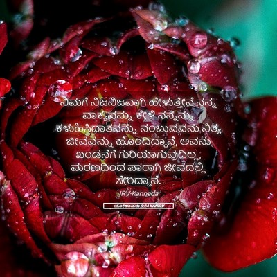 Picture 05 - ಯೋಹಾನನು 5:24 KANIRV - ನಿಮಗೆ ನಿಜನಿಜವಾಗಿ - Bible Verse Picture