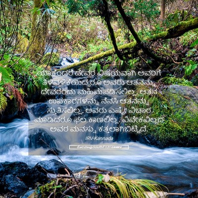 Picture 05 - ರೋಮಾಪುರದವರಿಗೆ 1:21 KANIRV - ಯಾಕೆಂದರೆ ದೇವರ - Bible Verse Picture