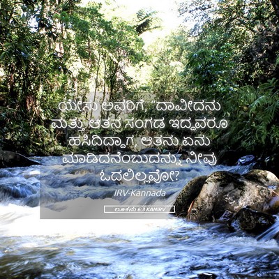 Picture 05 - ಲೂಕನು 6:3 KANIRV - ಯೇಸು ಅವರಿಗೆ, - Bible Verse Picture