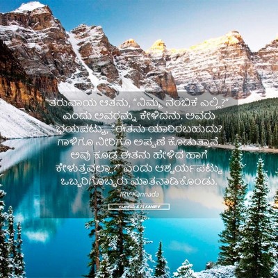 Picture 05 - ಲೂಕನು 8:25 KANIRV - ತರುವಾಯ ಆತನು, - Bible Verse Picture
