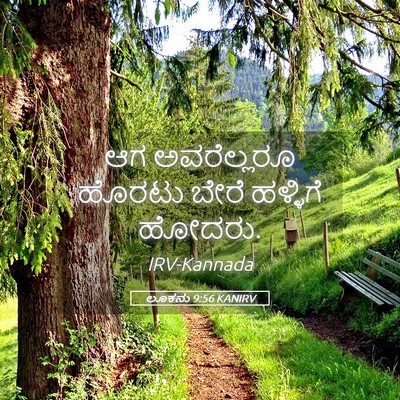 Picture 05 - ಲೂಕನು 9:56 KANIRV - ಆಗ ಅವರೆಲ್ಲರೂ - Bible Verse Picture