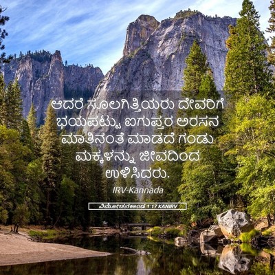 Picture 05 - ವಿಮೋಚನಕಾಂಡ 1:17 KANIRV - ಆದರೆ ಸೂಲಗಿತ್ತಿಯರು - Bible Verse Picture