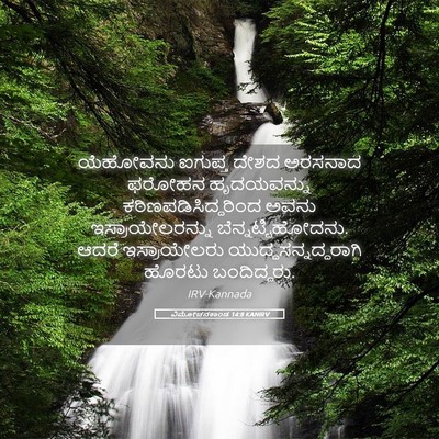 Picture 05 - ವಿಮೋಚನಕಾಂಡ 14:8 KANIRV - ಯೆಹೋವನು ಐಗುಪ್ತ - Bible Verse Picture