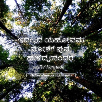 Picture 05 - ವಿಮೋಚನಕಾಂಡ 30:22 KANIRV - ಇದಲ್ಲದೆ ಯೆಹೋವನು - Bible Verse Picture