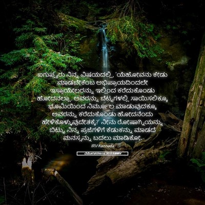 Picture 05 - ವಿಮೋಚನಕಾಂಡ 32:12 KANIRV - ಐಗುಪ್ತ್ಯರು ನಿನ್ನ - Bible Verse Picture