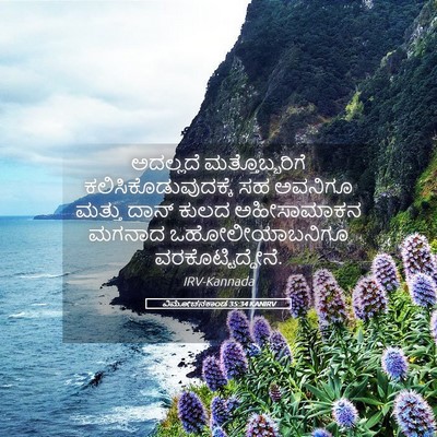 Picture 05 - ವಿಮೋಚನಕಾಂಡ 35:34 KANIRV - ಅದಲ್ಲದೆ - Bible Verse Picture