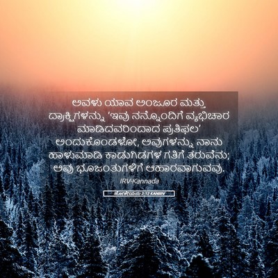 Picture 05 - ಹೋಶೇಯನು 2:12 KANIRV - ಅವಳು ಯಾವ ಅಂಜೂರ - Bible Verse Picture