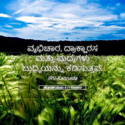 Picture 05 - ಹೋಶೇಯನು 4:11 KANIRV - ವ್ಯಭಿಚಾರ, - Bible Verse Picture