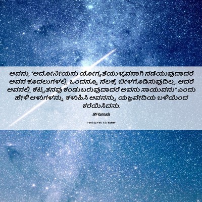 Picture 06 - 1 ಅರಸುಗಳು 1:52 KANIRV - ಅವನು, “ಅದೋನೀಯನು - Bible Verse Picture