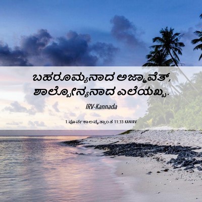 Picture 06 - 1 ಪೂರ್ವಕಾಲವೃತ್ತಾಂತ 11:33 KANIRV - ಬಹರೂಮ್ಯನಾದ - Bible Verse Picture