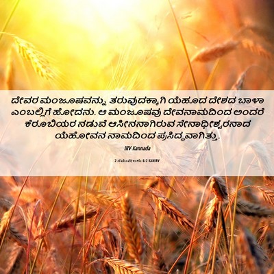 Picture 06 - 2 ಸಮುವೇಲನು 6:2 KANIRV - ದೇವರ ಮಂಜೂಷವನ್ನು - Bible Verse Picture