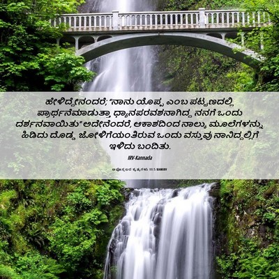 Picture 06 - ಅಪೊಸ್ತಲರ ಕೃತ್ಯಗಳು 11:5 KANIRV - ಹೇಳಿದ್ದೇನಂದರೆ; - Bible Verse Picture