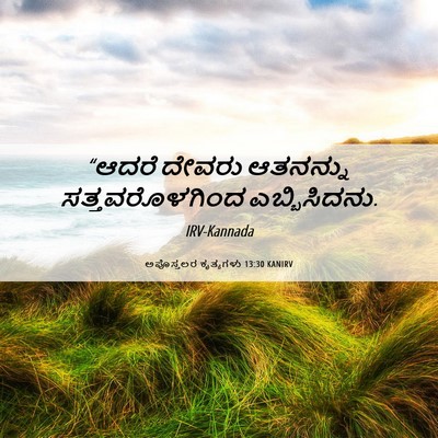Picture 06 - ಅಪೊಸ್ತಲರ ಕೃತ್ಯಗಳು 13:30 KANIRV - “ಆದರೆ ದೇವರು - Bible Verse Picture