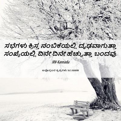 Picture 06 - ಅಪೊಸ್ತಲರ ಕೃತ್ಯಗಳು 16:5 KANIRV - ಸಭೆಗಳು ಕ್ರಿಸ್ತ - Bible Verse Picture