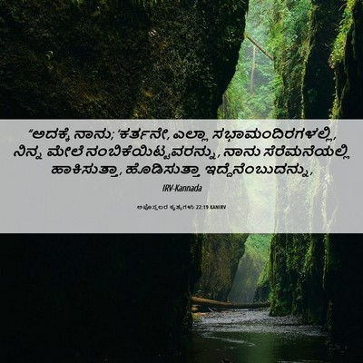 Picture 06 - ಅಪೊಸ್ತಲರ ಕೃತ್ಯಗಳು 22:19 KANIRV - “ಅದಕ್ಕೆ ನಾನು; - Bible Verse Picture