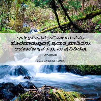 Picture 06 - ಅಪೊಸ್ತಲರ ಕೃತ್ಯಗಳು 24:6 KANIRV - ಇದಲ್ಲದೆ ಇವನು, - Bible Verse Picture