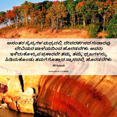 Picture 06 - ಅರಣ್ಯಕಾಂಡ 2:17 KANIRV - ಅನಂತರ ಸೈನ್ಯಗಳ - Bible Verse Picture
