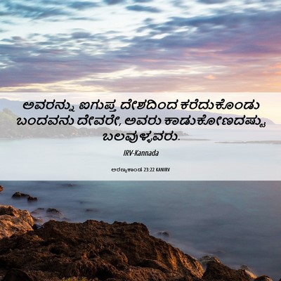 Picture 06 - ಅರಣ್ಯಕಾಂಡ 23:22 KANIRV - ಅವರನ್ನು ಐಗುಪ್ತ - Bible Verse Picture
