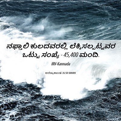 Picture 06 - ಅರಣ್ಯಕಾಂಡ 26:50 KANIRV - ನಫ್ತಾಲಿ - Bible Verse Picture