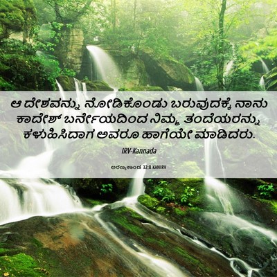 Picture 06 - ಅರಣ್ಯಕಾಂಡ 32:8 KANIRV - ಆ ದೇಶವನ್ನು - Bible Verse Picture