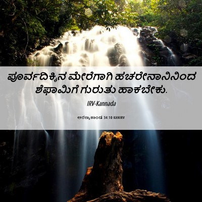 Picture 06 - ಅರಣ್ಯಕಾಂಡ 34:10 KANIRV - ಪೂರ್ವದಿಕ್ಕಿನ - Bible Verse Picture