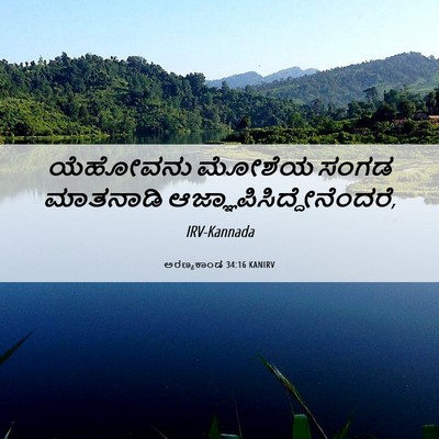Picture 06 - ಅರಣ್ಯಕಾಂಡ 34:16 KANIRV - ಯೆಹೋವನು ಮೋಶೆಯ - Bible Verse Picture