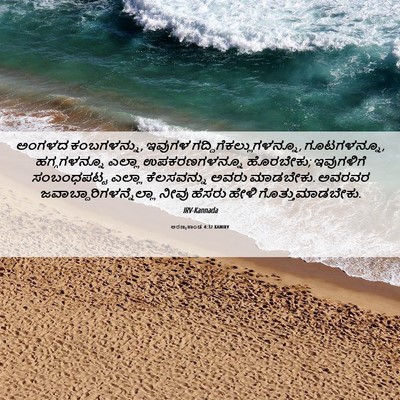 Picture 06 - ಅರಣ್ಯಕಾಂಡ 4:32 KANIRV - ಅಂಗಳದ ಕಂಬಗಳನ್ನು, - Bible Verse Picture