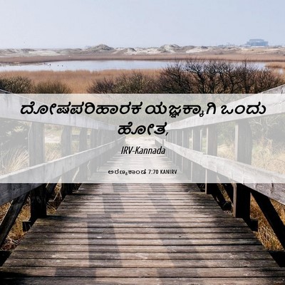 Picture 06 - ಅರಣ್ಯಕಾಂಡ 7:70 KANIRV - ದೋಷಪರಿಹಾರಕ - Bible Verse Picture