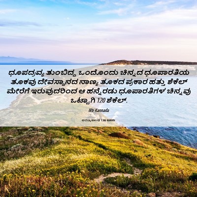 Picture 06 - ಅರಣ್ಯಕಾಂಡ 7:86 KANIRV - ಧೂಪದ್ರವ್ಯ - Bible Verse Picture