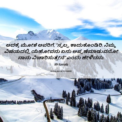 Picture 06 - ಅರಣ್ಯಕಾಂಡ 9:8 KANIRV - ಅದಕ್ಕೆ ಮೋಶೆ - Bible Verse Picture