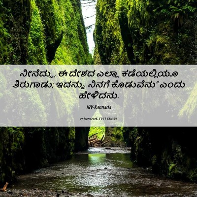 Picture 06 - ಆದಿಕಾಂಡ 13:17 KANIRV - ನೀನೆದ್ದು, ಈ ದೇಶದ - Bible Verse Picture