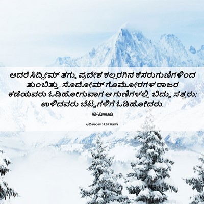Picture 06 - ಆದಿಕಾಂಡ 14:10 KANIRV - ಆದರೆ ಸಿದ್ದೀಮ್ - Bible Verse Picture